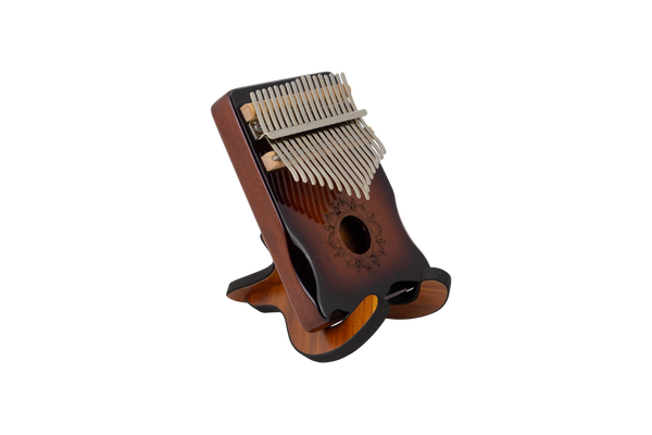 CEGA 17-KEY BOX KALIMBA, STAND&CASE - SUNBURST