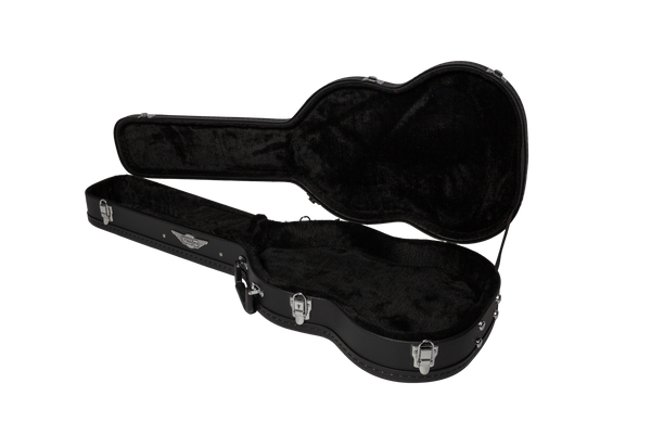 Crossfire Standard Shaped SG-Style Electric Guitar Hard Case (Black)