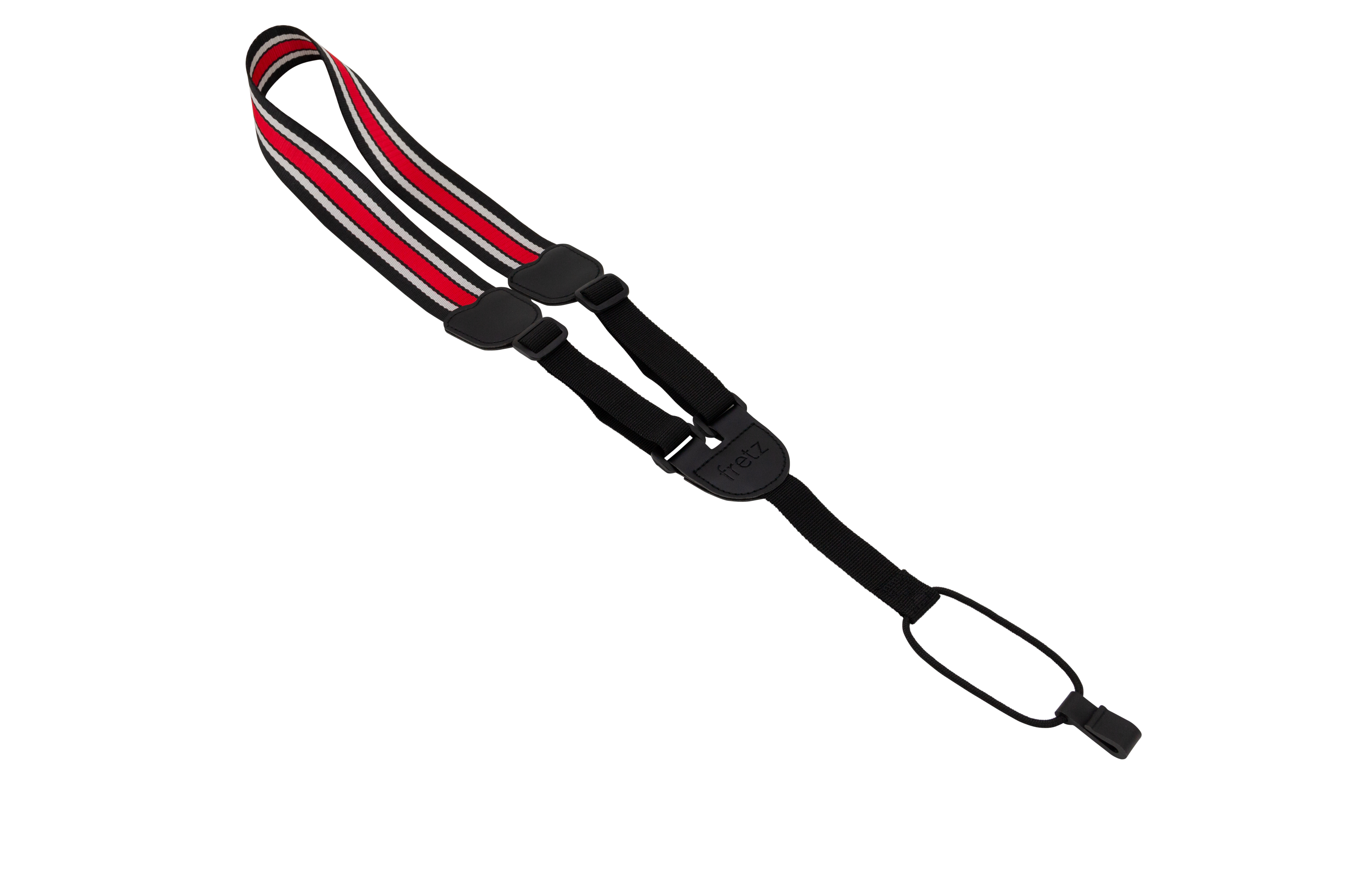 Fretz 1" Nylon Neck Ukulele Strap w/ Hook Red