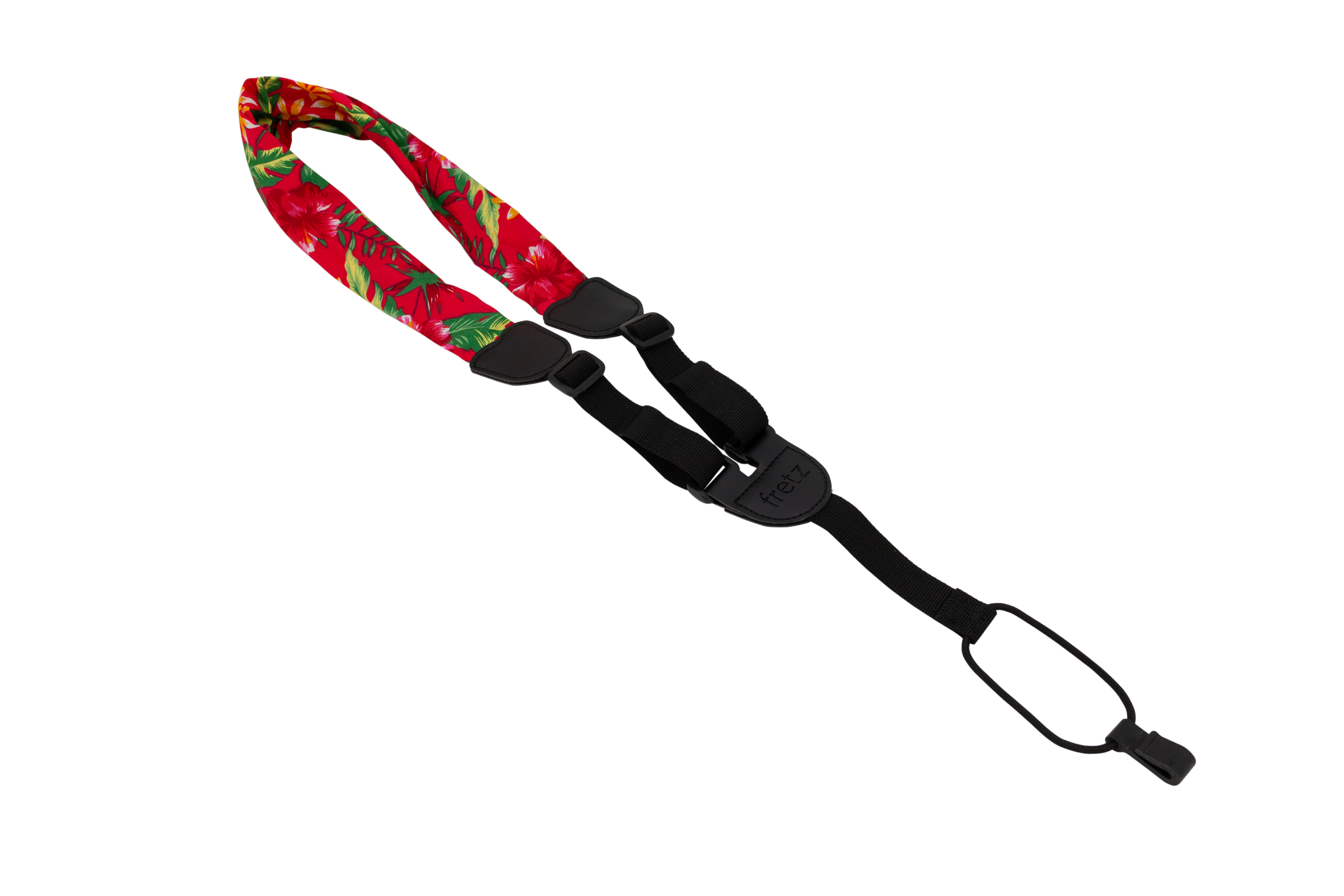 Fretz 1" Poly Neck Ukulele Strap w/ Hook Red