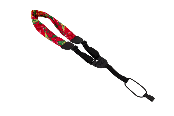 Fretz 1" Poly Neck Ukulele Strap w/ Hook Red