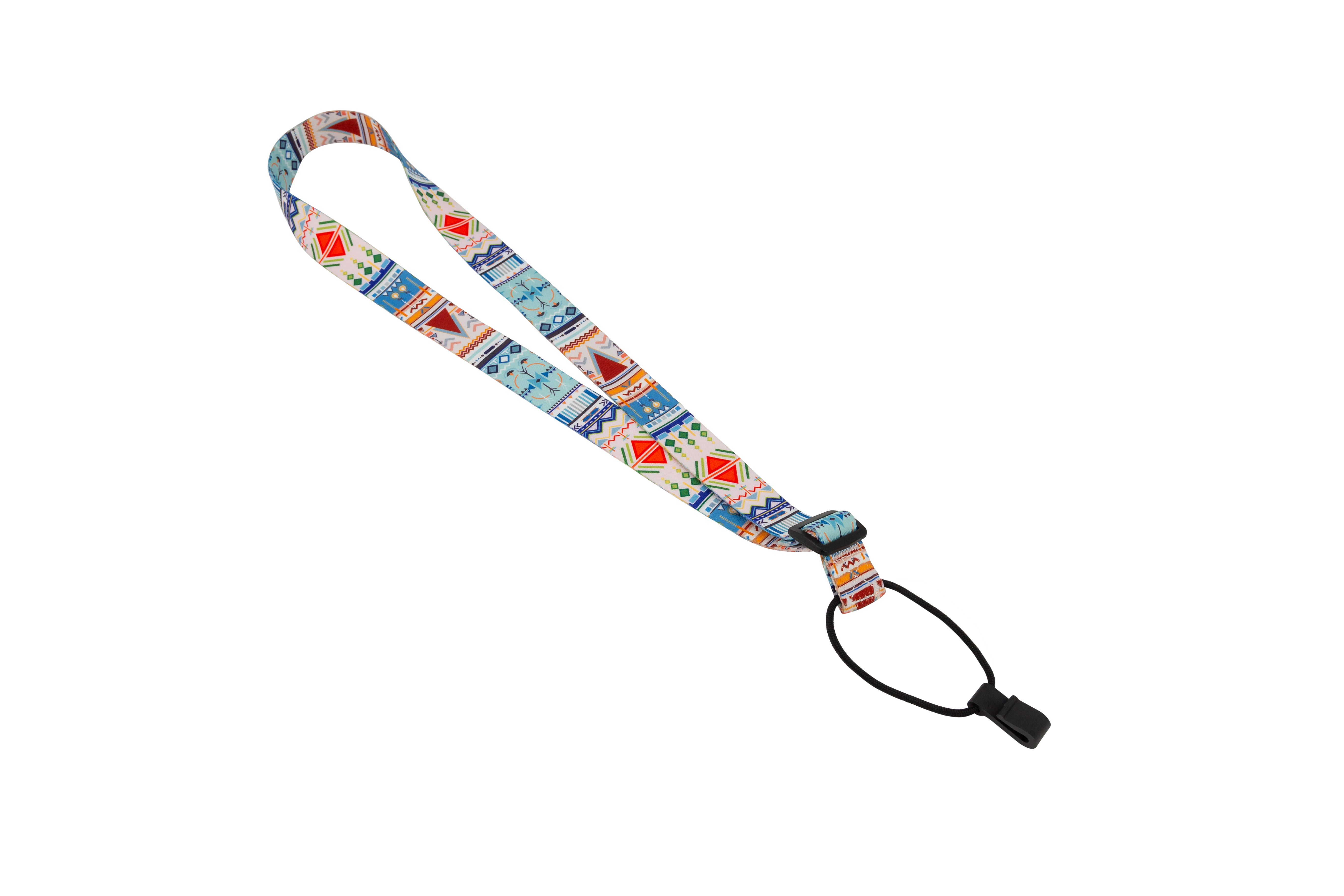 Fretz 1" Print Neck Ukulele Strap Light Blue