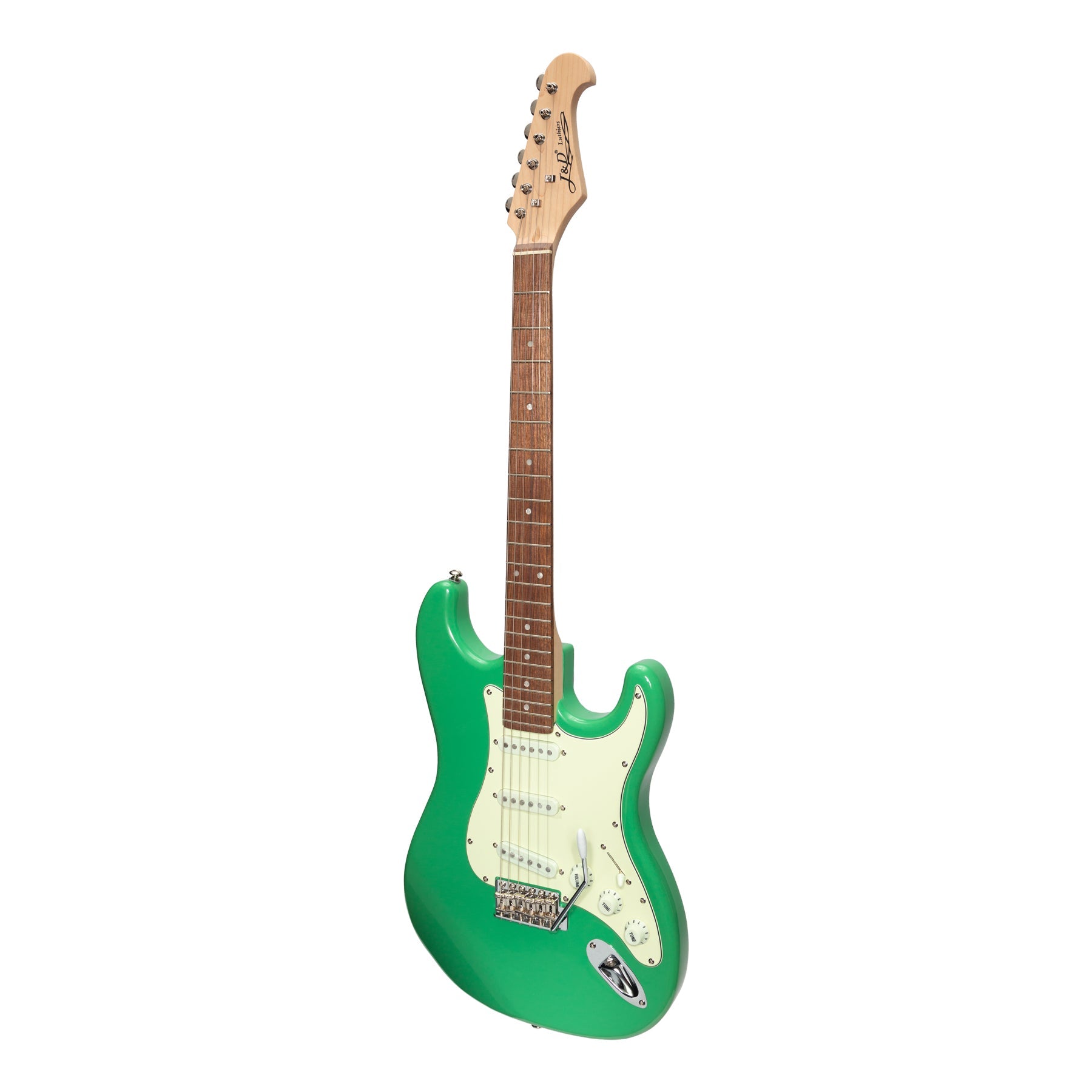 J&D Luthiers Traditional ST-Style Electric Guitar (Surf Green)