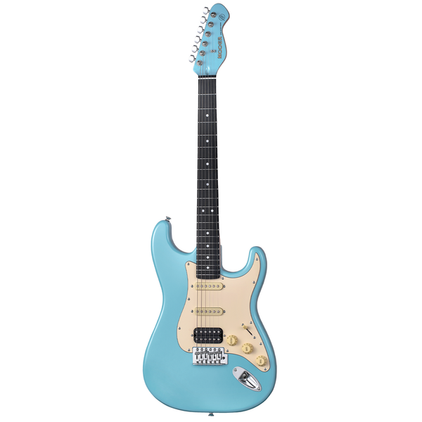 MOOER MSC10 ST-STYLE ELECTRIC GUITAR (DAPHNE BLUE)