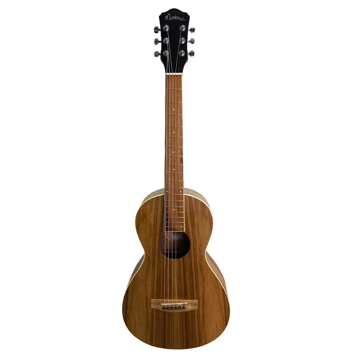 Martinez Acoustic-Electric Parlour Body Guitar (Jati-Teakwood)