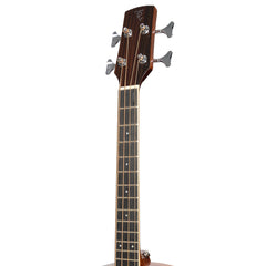 Timberidge '1 Series' Spruce Solid Top Acoustic-Electric Bass Travel Guitar with Gig Bag (Natural Gloss)