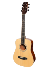 Timberidge '1 Series' Spruce Solid Top Acoustic-Electric Traveller Mini Guitar (Natural Satin)