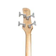 Casino '24 Series' Left Handed Mahogany Tune-Style Electric Bass Guitar Set (Natural Gloss)