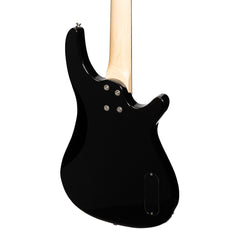 Casino '24 Series' Left Handed Tune-Style Electric Bass Guitar Set (Black)