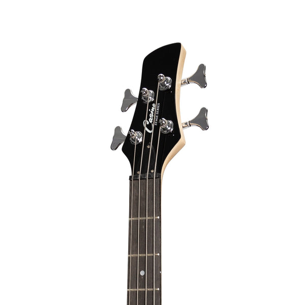 Casino '24 Series' Left Handed Tune-Style Electric Bass Guitar Set (Black)