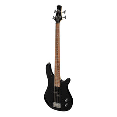 Casino '24 Series' Short Scale Tune-Style Electric Bass Guitar Set (Black)