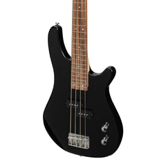 Casino '24 Series' Short Scale Tune-Style Electric Bass Guitar Set (Black)