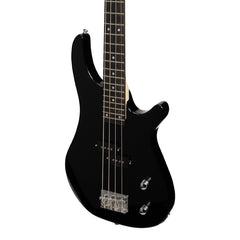 Casino '24 Series' Tune-Style Electric Bass Guitar Set (Black)