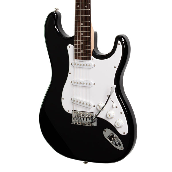 Casino ST-Style Electric Guitar Set (Black)