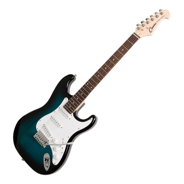 Casino ST-Style Electric Guitar Set (Blue Sunburst)