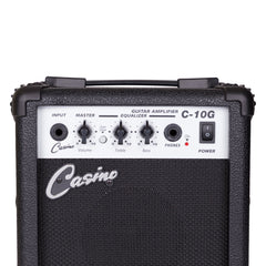 Casino ST-Style Electric Guitar and 10 Watt Amplifier Pack (Black)