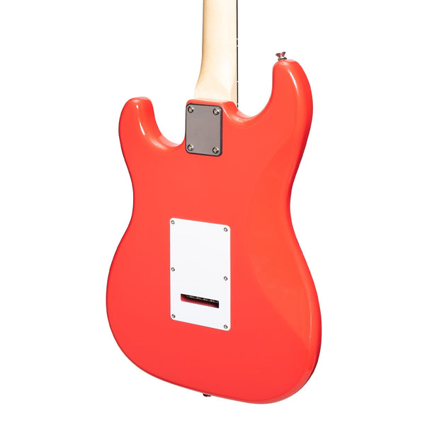 Casino ST-Style Electric Guitar and 10 Watt Amplifier Pack (Hot Lips Pink)