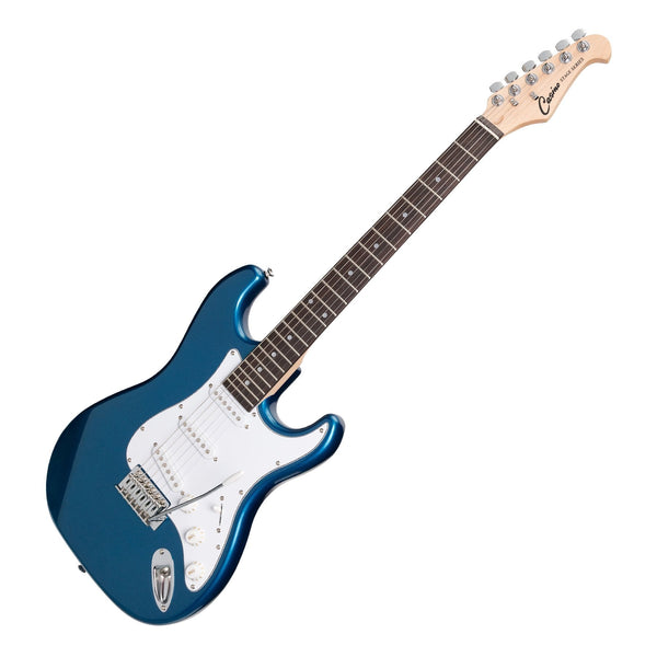 Casino ST-Style Electric Guitar and 10 Watt Amplifier Pack (Metallic Blue)