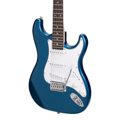 Casino ST-Style Electric Guitar and 10 Watt Amplifier Pack (Metallic Blue)