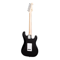 Casino ST-Style Left Handed Electric Guitar Set (Black)