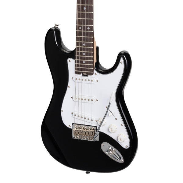 Casino ST-Style Short Scale Electric Guitar Set (Black)