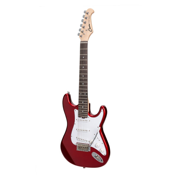 Casino ST-Style Short Scale Electric Guitar Set (Candy Apple Red)