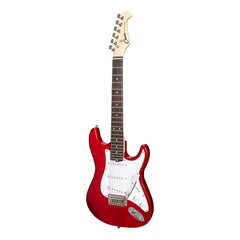 Casino ST-Style Short Scale Electric Guitar Set (Transparent Wine Red)