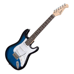 Casino ST-Style Short Scale Electric Guitar and 10 Watt Amplifier Pack (Blueburst)