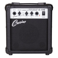 Casino ST-Style Short Scale Electric Guitar and 10 Watt Amplifier Pack (Transparent Wine Red)