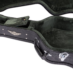 Crossfire Deluxe Shaped 12-String Acoustic Guitar Hard Case (Paisley Black)