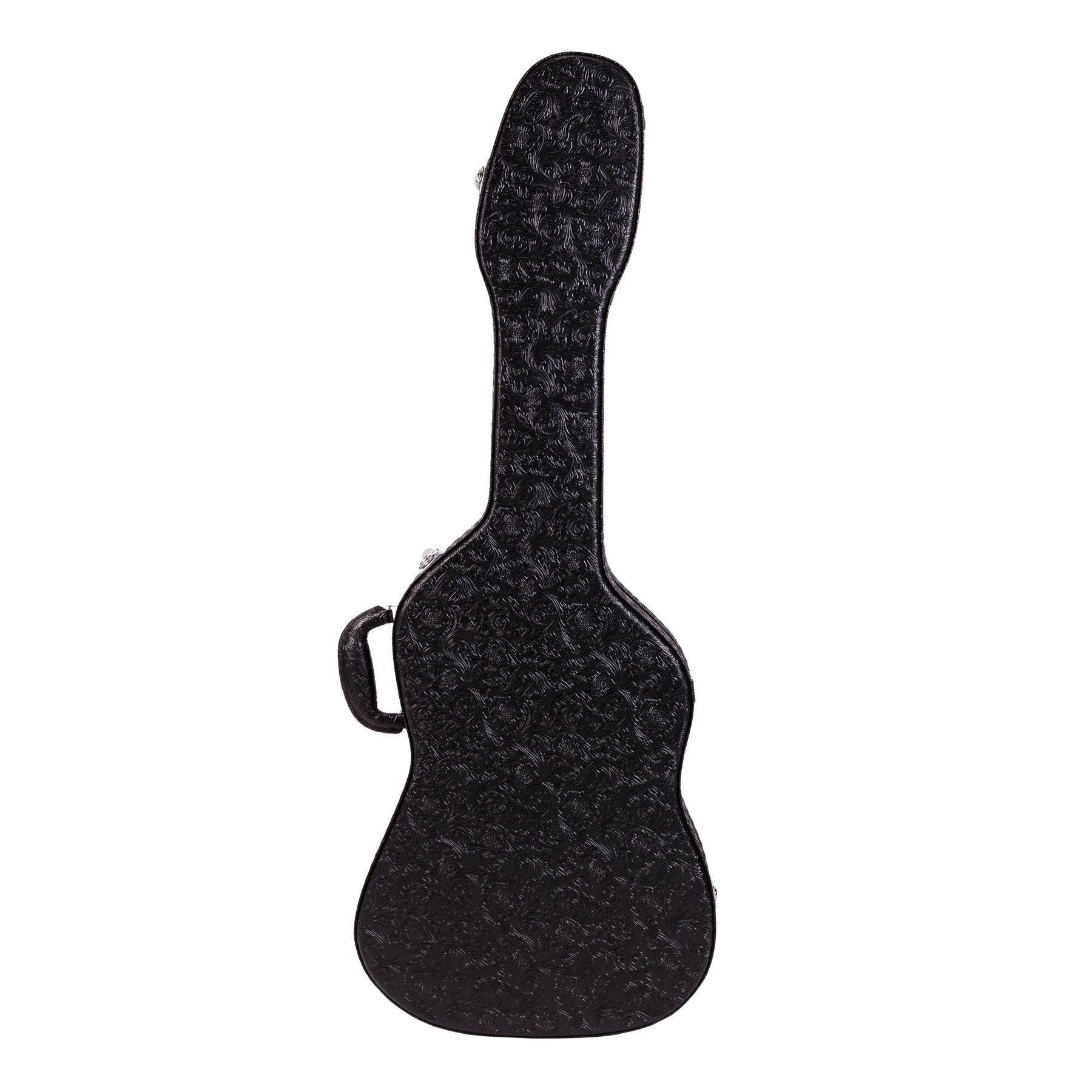 Crossfire Deluxe Shaped ST-Style Electric Guitar Hard Case (Paisley Black)-XFC-DST-PASBLK