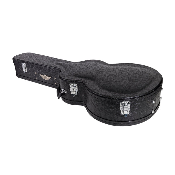 Crossfire Deluxe Shaped Small Body Acoustic Guitar Hard Case (Paisley Black)