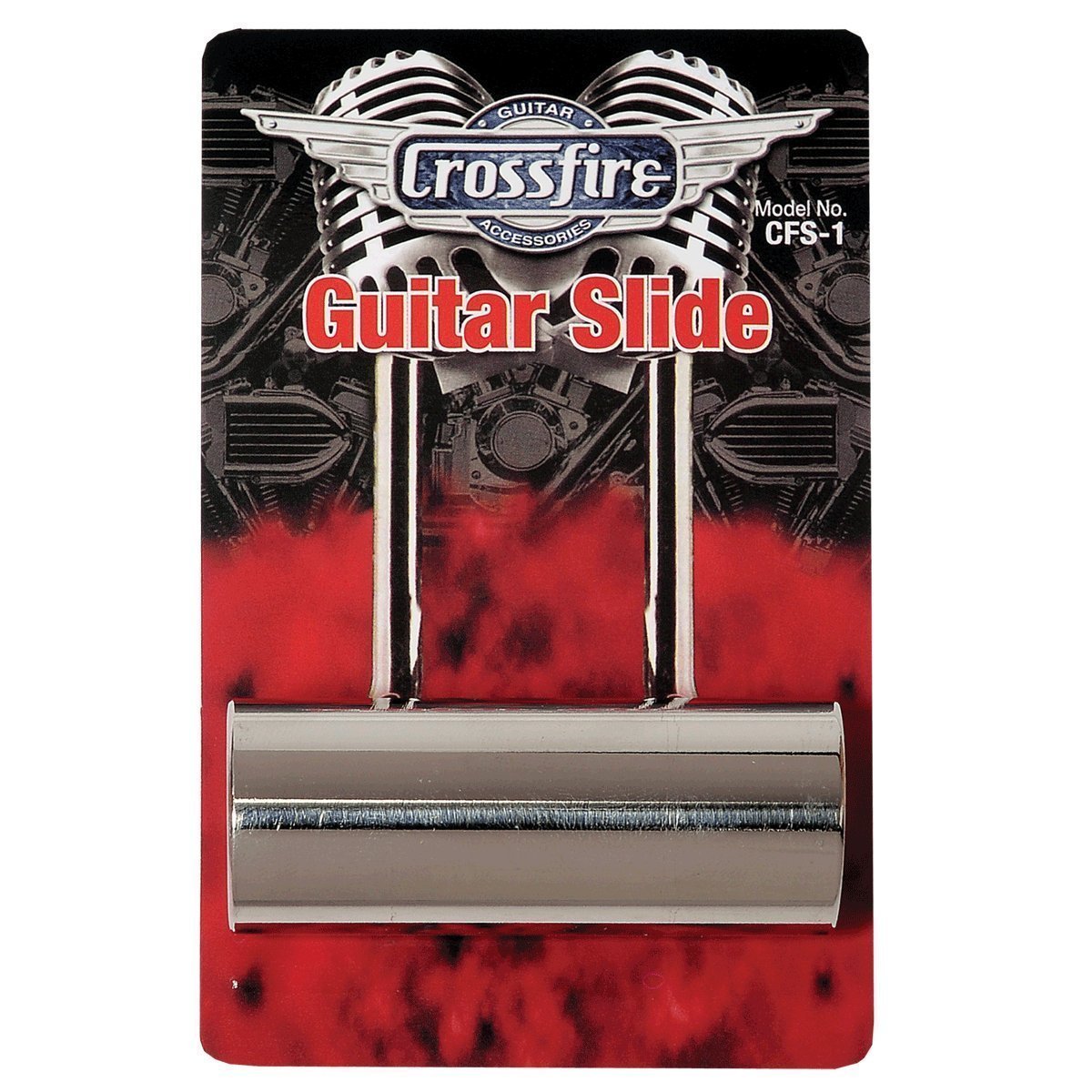 Crossfire Metal Guitar Slide (Chrome)-CFS-1-CHR