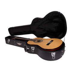 Crossfire Standard Shaped Classical Guitar Hard Case (Black)