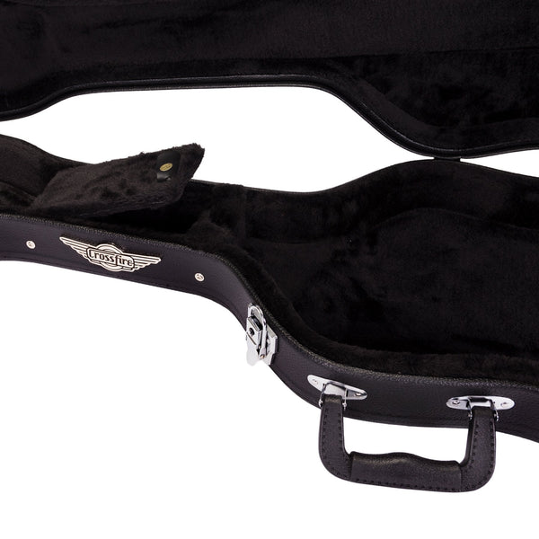 Crossfire Standard Shaped ST-Style Electric Guitar Hard Case (Black)