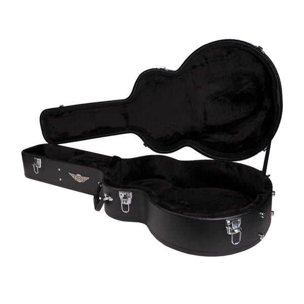 Crossfire Standard Shaped Small Body Acoustic Guitar Hard Case (Black)