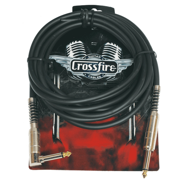 Crosssfire 10' / 3 Metre Instrument Cable with Straight-Angle Metal Jacks-CGC-MP2-10L