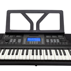 Crown CK-28 Touch Sensitive Multi-Function 61-Key Electronic Portable Keyboard with USB (Black)