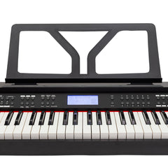 Crown CK-28 Touch Sensitive Multi-Function 61-Key Electronic Portable Keyboard with USB (Black)