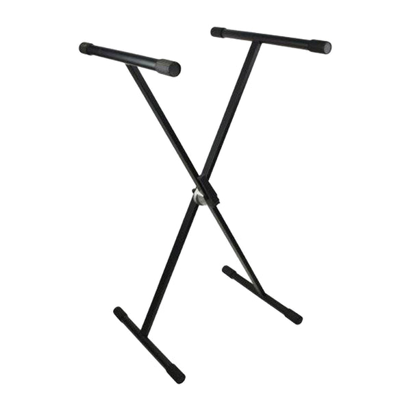 Crown Heavy Duty X-Style Height Adjustable Keyboard Stand (Black)-KS-016-BLK