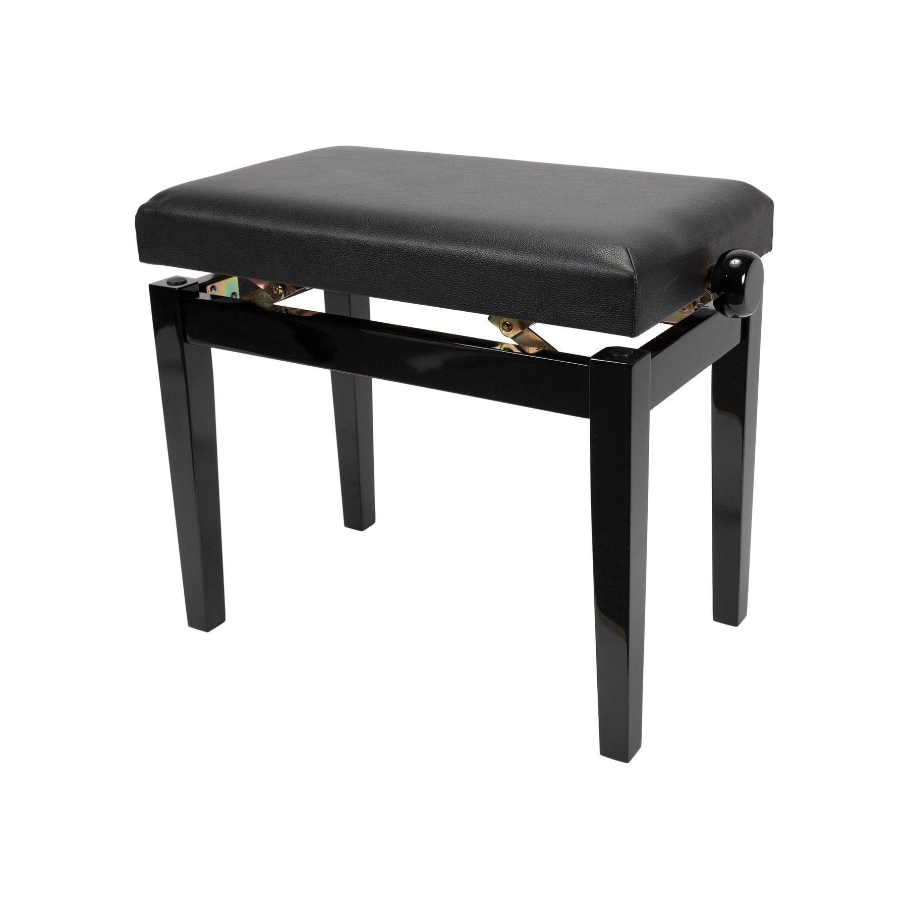 Crown Standard Height Adjustable Piano Stool (Black)-CPS-3A-BLK