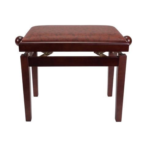 Crown Timber Trim Height Adjustable Piano Stool (Walnut)