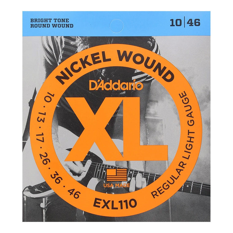 D'Addario EXL110 Regular Light Electric Guitar Strings (10-46)