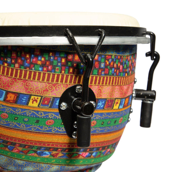 Drumfire 12" Tuneable Synthetic Head Djembe (Multicolour)