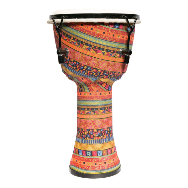 Drumfire 8" Tuneable Natural Hide Head Djembe (Multicolour)-DFP-D844-MUC