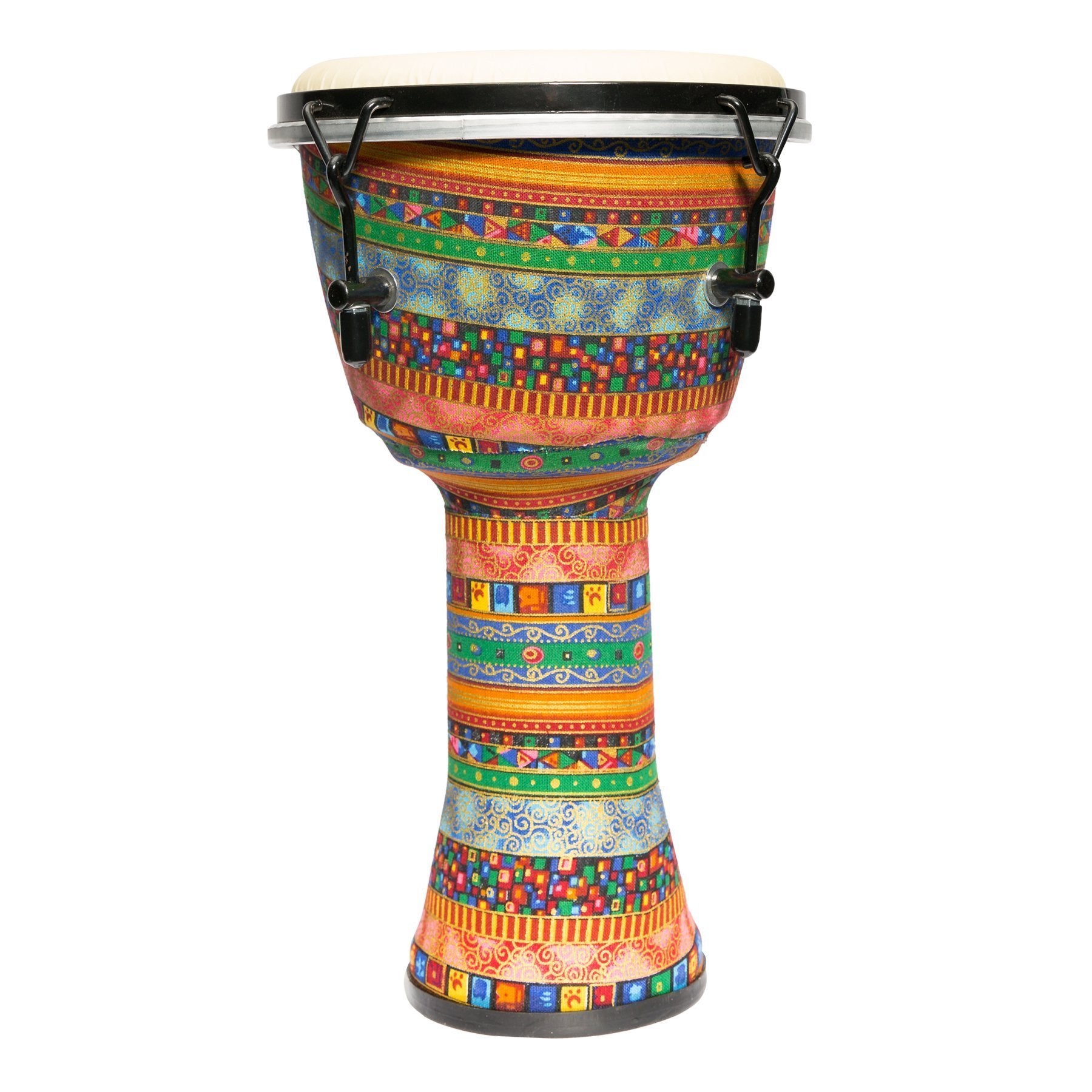 Drumfire 8" Tuneable Synthetic Head Djembe (Multicolour)-DFP-D865-MUC