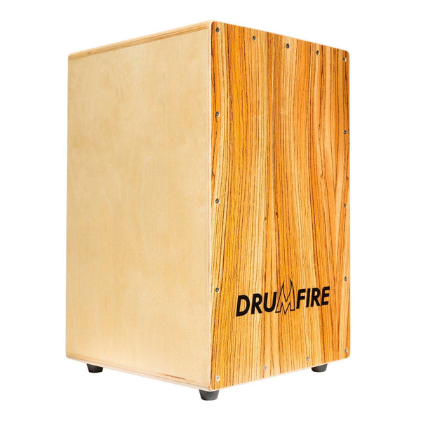 Drumfire Ebenaceae Front Wooden Cajon