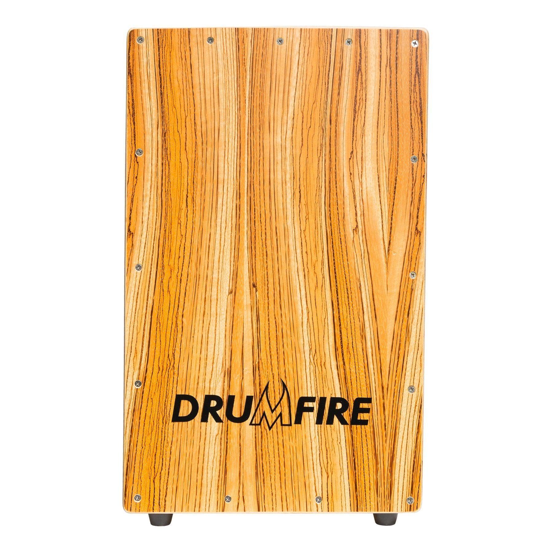 Drumfire Ebenaceae Front Wooden Cajon-DFP-BMM-NST