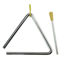 Drumfire Triangle with Striker (7")-DFP-T7-CHR