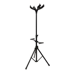 Fretz Heavy Duty Self-Locking Double Guitar Stand (Black)-FGS-33T2-BLK